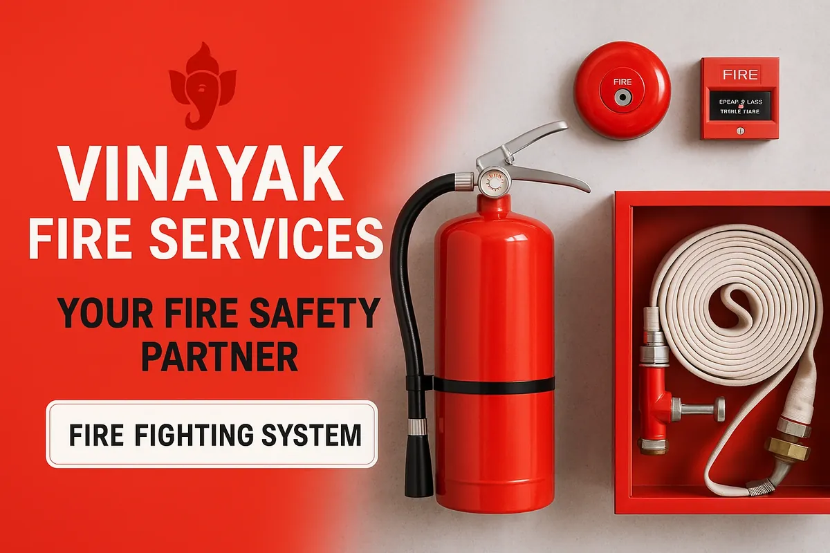 Vinayak Fire Services technicians providing fire safety solutions in Delhi NCR